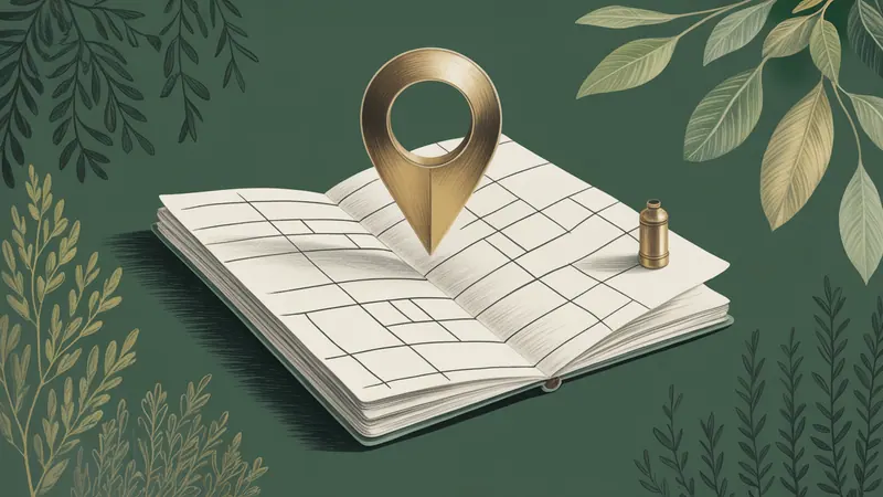 Stylized city map and botanical illustration for Albuquerque.