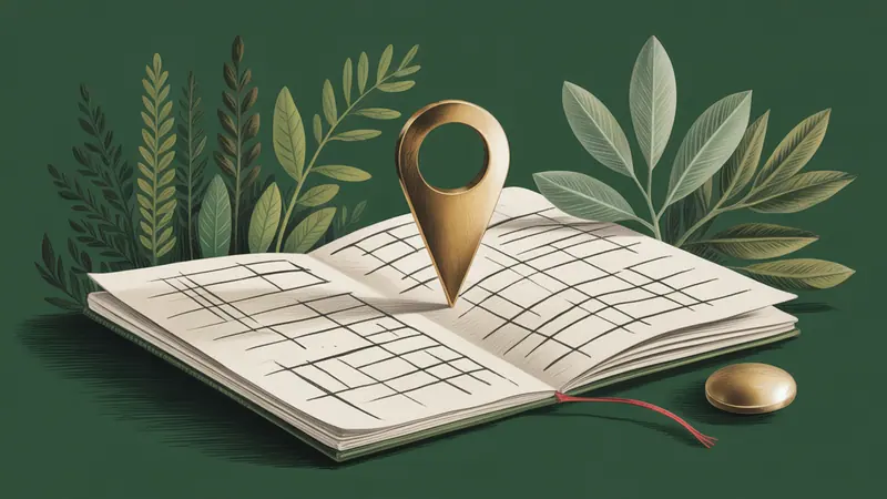 Stylized city map and botanical illustration for Charlotte.