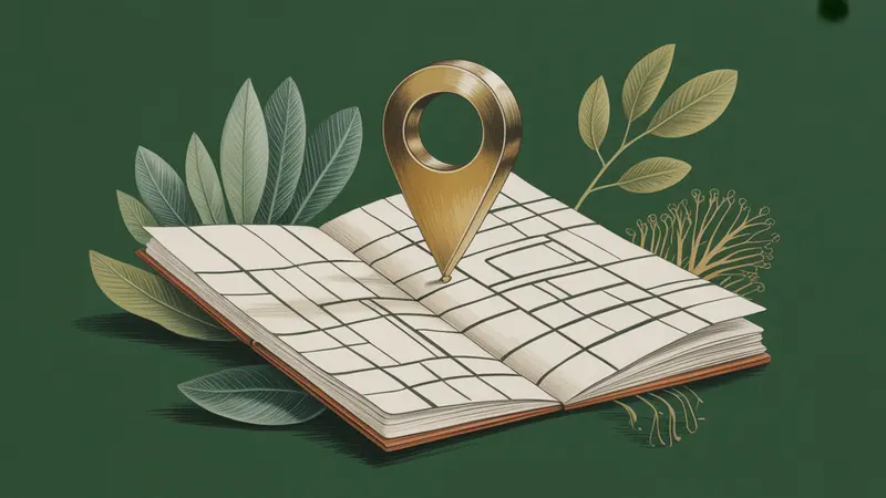 Stylized city map and botanical illustration for Fort Lauderdale.