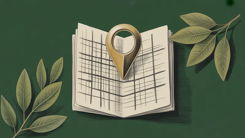 Stylized city map and botanical illustration for Fort Worth.