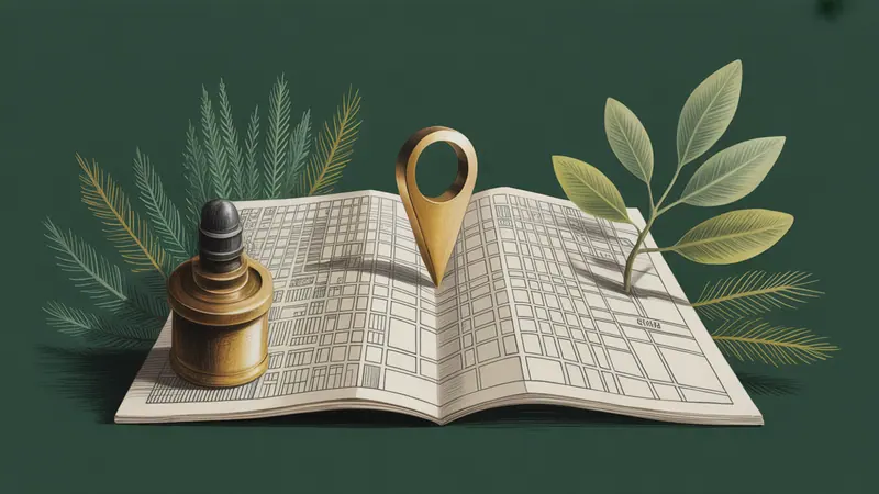 Stylized city map and botanical illustration for Nampa.