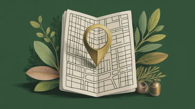 Stylized city map and botanical illustration for Reno.