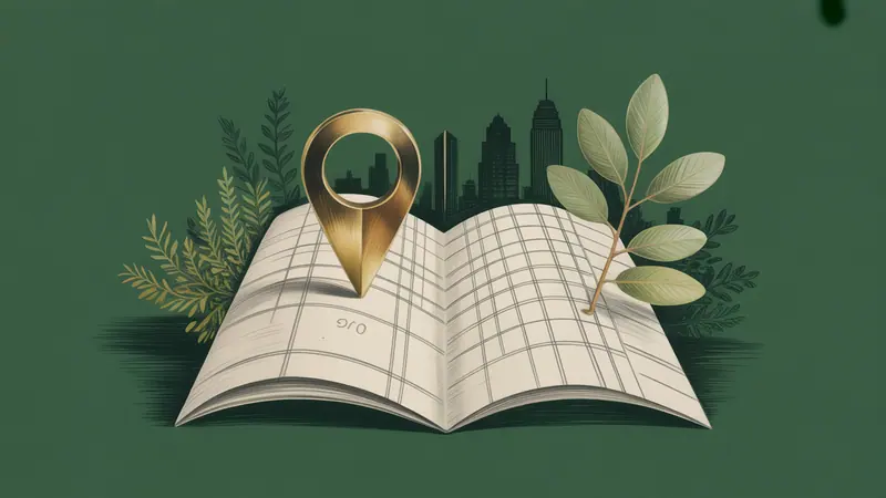 Stylized city map and botanical illustration for San Antonio.
