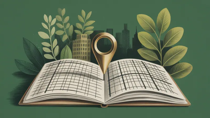 Stylized city map and botanical illustration for San Francisco.