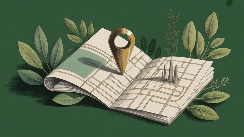 Stylized city map and botanical illustration for San Jose.