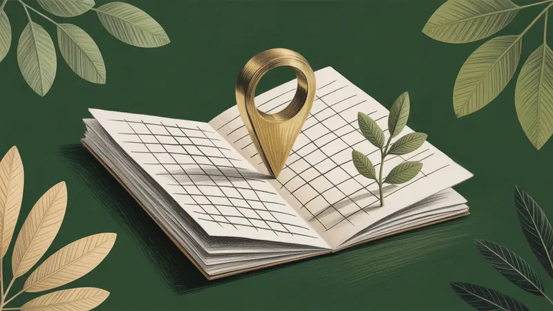 Stylized city map and botanical illustration for Tampa.
